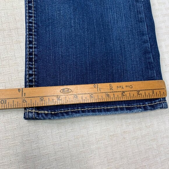 Silver Jeans Co. Womens W33/L33 Blue Suki Mid Slim Bootcut Denim Jeans - Picture 9 of 12